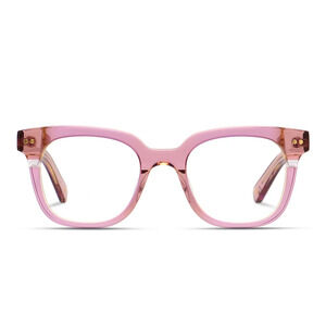MUSE CLARA 21-000070 PINK CLEAR BROWN EYEGLASSES SUNGLASSES FRAMES 48-20-145